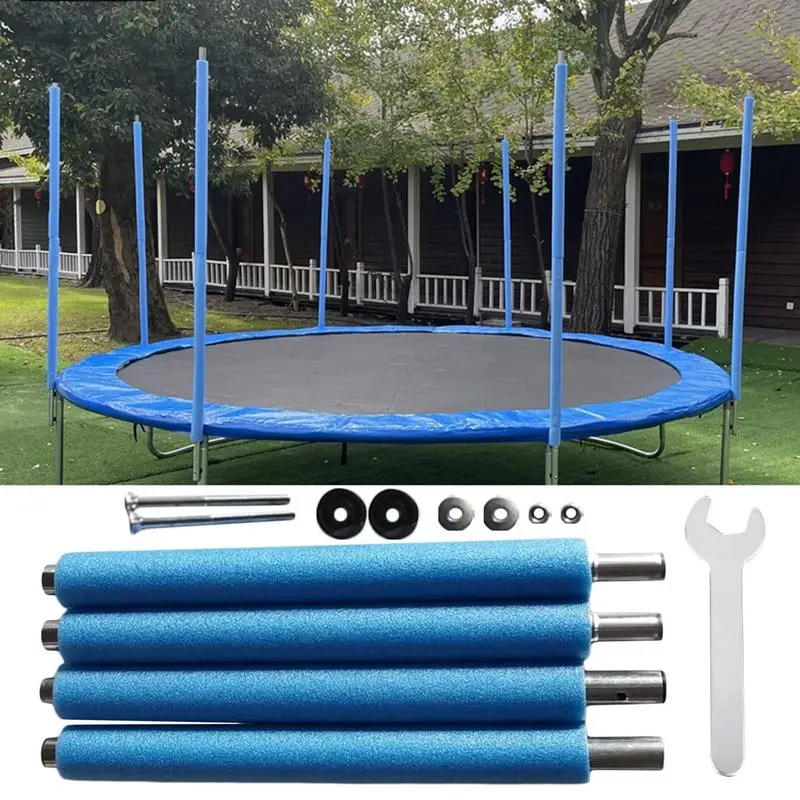 Trampoline Poles Replacement accessories Trampoline Frame Enclosure Poles Trampoline Enclosure Parts Enclosure Straight Tube