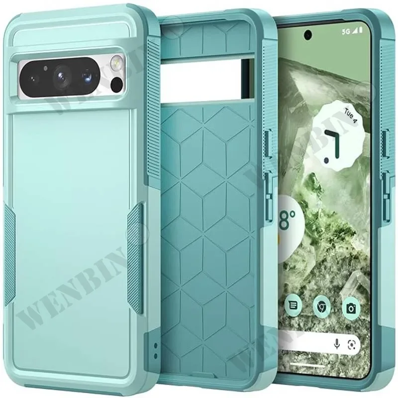 Heavy Duty Slim Armor Shockproof Protector Case - Premium Anti-Drop Rugged Cover