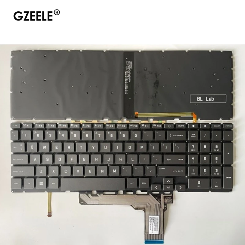 Tastiera Ru/Usa Per Hp Victus Muslimex 16-E Muslimmuslimexmuslimate Tpn-Q263 16-E 16-D 16-D0013Dx 16-D0030 16T-D000