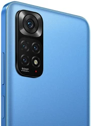 Xiaomi Redmi Note 11 phone, Blue Color (Twilight Blue) 128 GB 