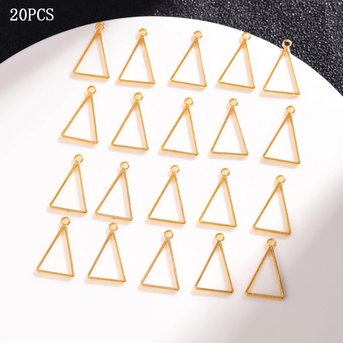 DIY 수제 쥬얼리 귀걸이 액세서리, 골드 및 색상 유지, 1 년 동안 심플 할로..