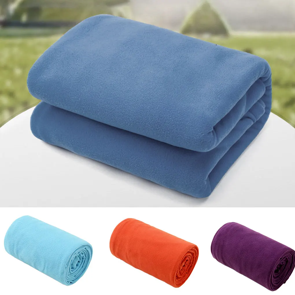 FleeceSleepingBagOutdoorHikingCampingTentBedTravelWarm