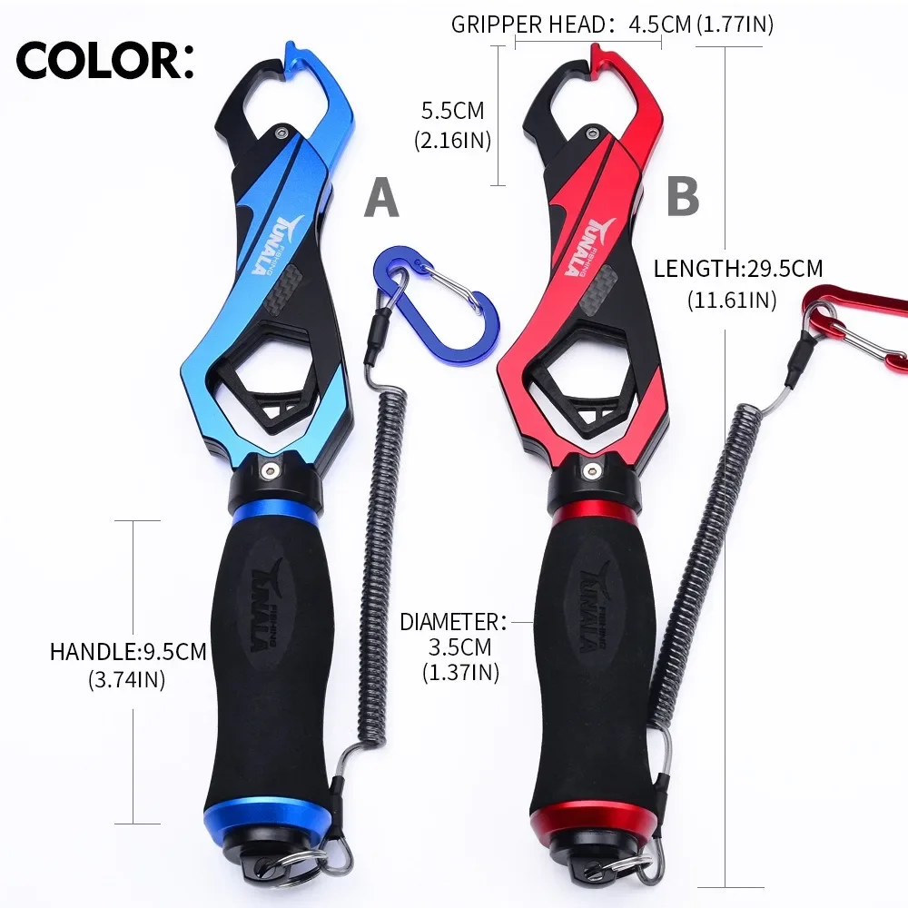 Pince à lèvres peseur pour poisson en aluminium avec balance intégrée accessoire pêche AJLURES