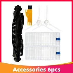 Enhanced Cleaning Kit: Main Side Brush, HEPA Filter, Mop Rag - Robotic Vacuum Cleaner Spare Parts and Accessories (Set 1)