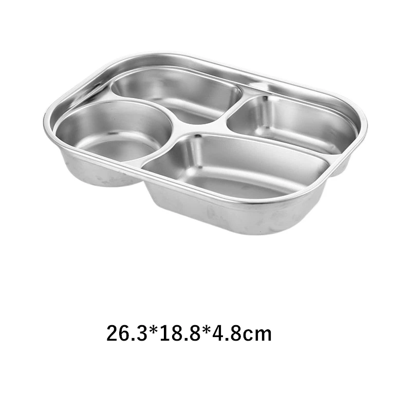 ECOlunchbox Kids Tray Divided Stainless Steel