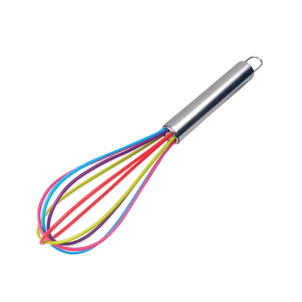 Silicone Utensil Kitchen Gadget Versatile Fun To Use Cooking Utensil Flexible Ergonomic Silicone Whisk Cooking Accessory 1~5PCS
