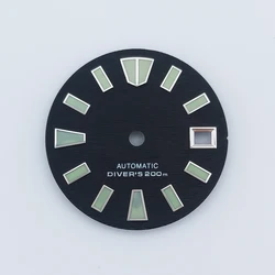Manbushijie Multi - Color Watch Dial with Green Luminous Finish (Black)