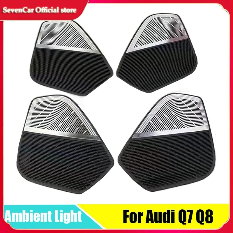 

Original Car Ambient Light Auto Interior Accessories For Audi Q7 Q8 Original BO Four-door Horn Cover Plate Synchronization