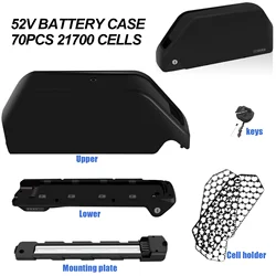 High - Capacity Battery Storage Case for E - Bikes - Downtube Mount with Built - in Holder (52V Case)