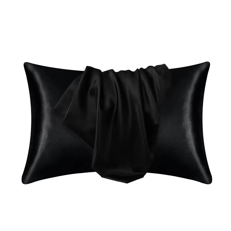 Luxurious 100% Silk Pillowcase - Silky Satin Hair Beauty & Comfort Pillow Cover for Home Decor (1 or 2 Pack)