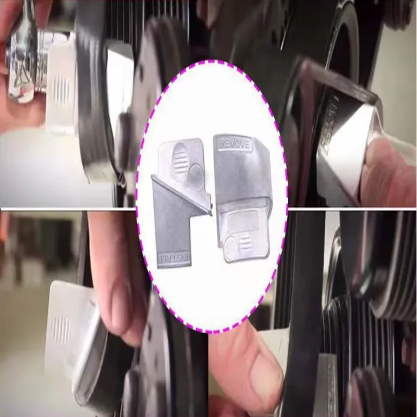 

2 шт. инструмент для разборки и сборки эластичного ремня автомобильного двигателя