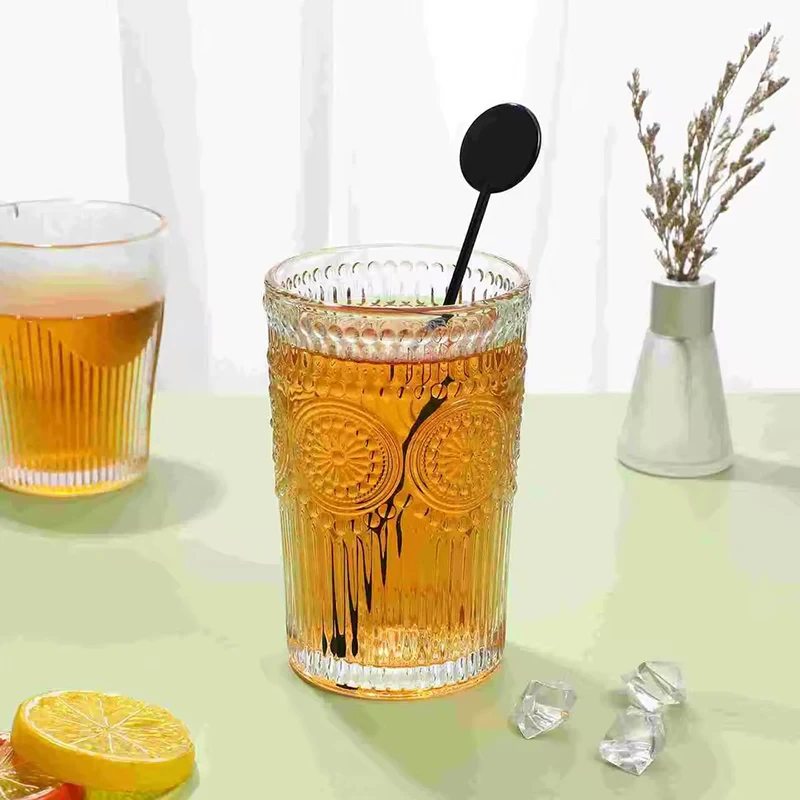 100Pcs Black Beverage Stick Martini Mixing Stirrer Swizzle Sticks Mixer Coffee Drink Stirrers Cocktails Drinks, Bar Tools