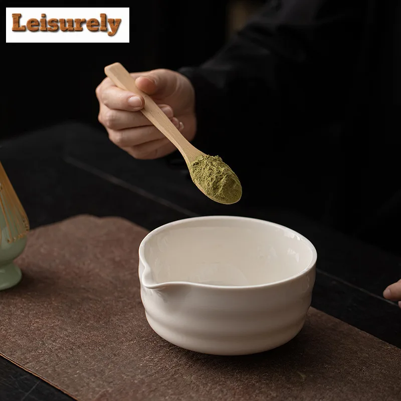 Matcha Tools Large Ceramic Tea Whisk Stand Japanese Holder Tray Imitation Song Dynasty  Tea Services Ornaments Craft Supplies