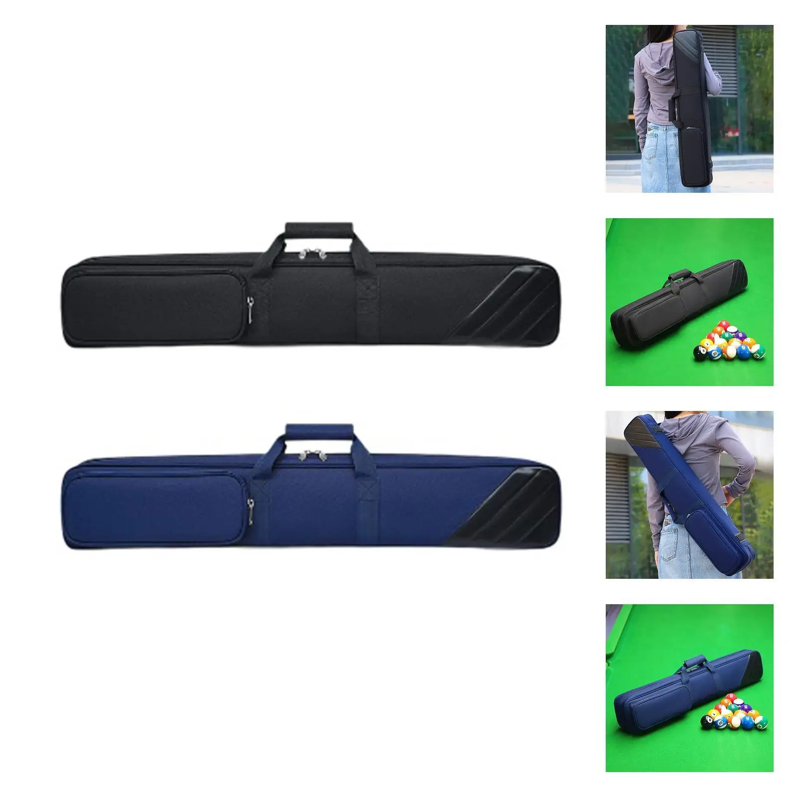 Pool Cue Sticks Bag 32 Inches 1/2 Club Bag Billiard Cue Bag Lightweight ...