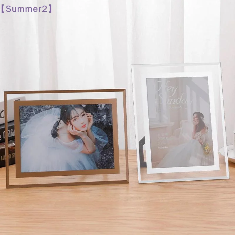 Deluxe Double-Sided A4 Display Stand for Photos, Menus, and Posters