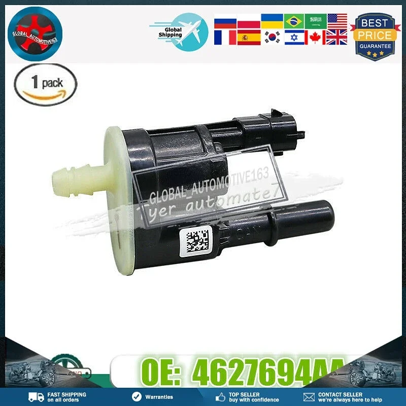 Vapor Canister Purge Control Valve 1x 4627694AA for Jeep Cherokee Ram 1500 2014- electric solenoid valve