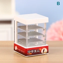 Miniature Dollhouse Kitchen Set: Retro Oven & Refrigerator Toy Decor (B)