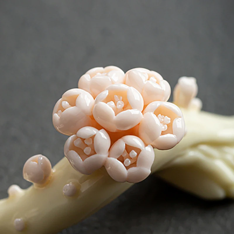 Creative Plum Blossom Shape Ceramic Fingertip Tea Pet Mini Ornament Desktop Art Tea Table Accessories Handmade Crafts