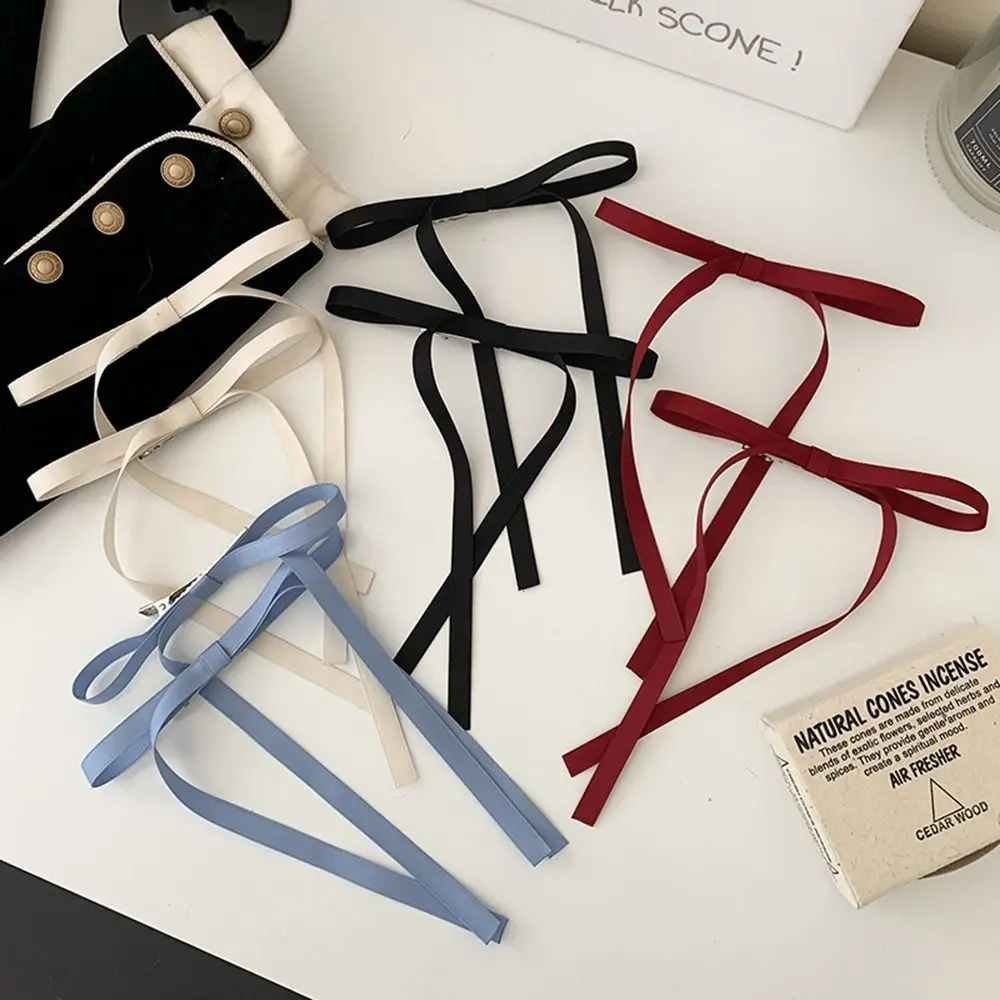 Clip Cloth Hair Tie Geometry Shape Ribbon Girl Hair Clip Korean Style Headwear Female Hair Accessories Balletcore Bow Hairpin 1pair retro satin balletcore ribbon bow small hairpin girl mini grab clip bowknot braiding hair headwear girl hair accessories