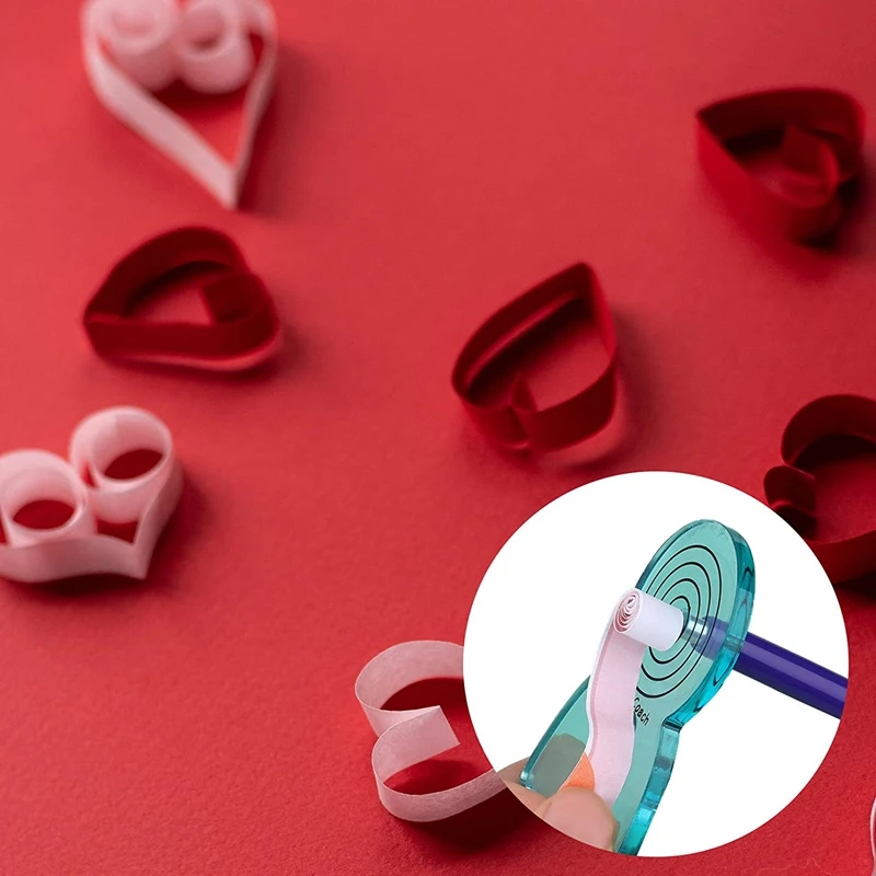 Quilling Tools Set,5Pcs Paper Flower Tools,Quilling Slotted Tools For Rolling Paper Flowers Crafts DIY Beginners