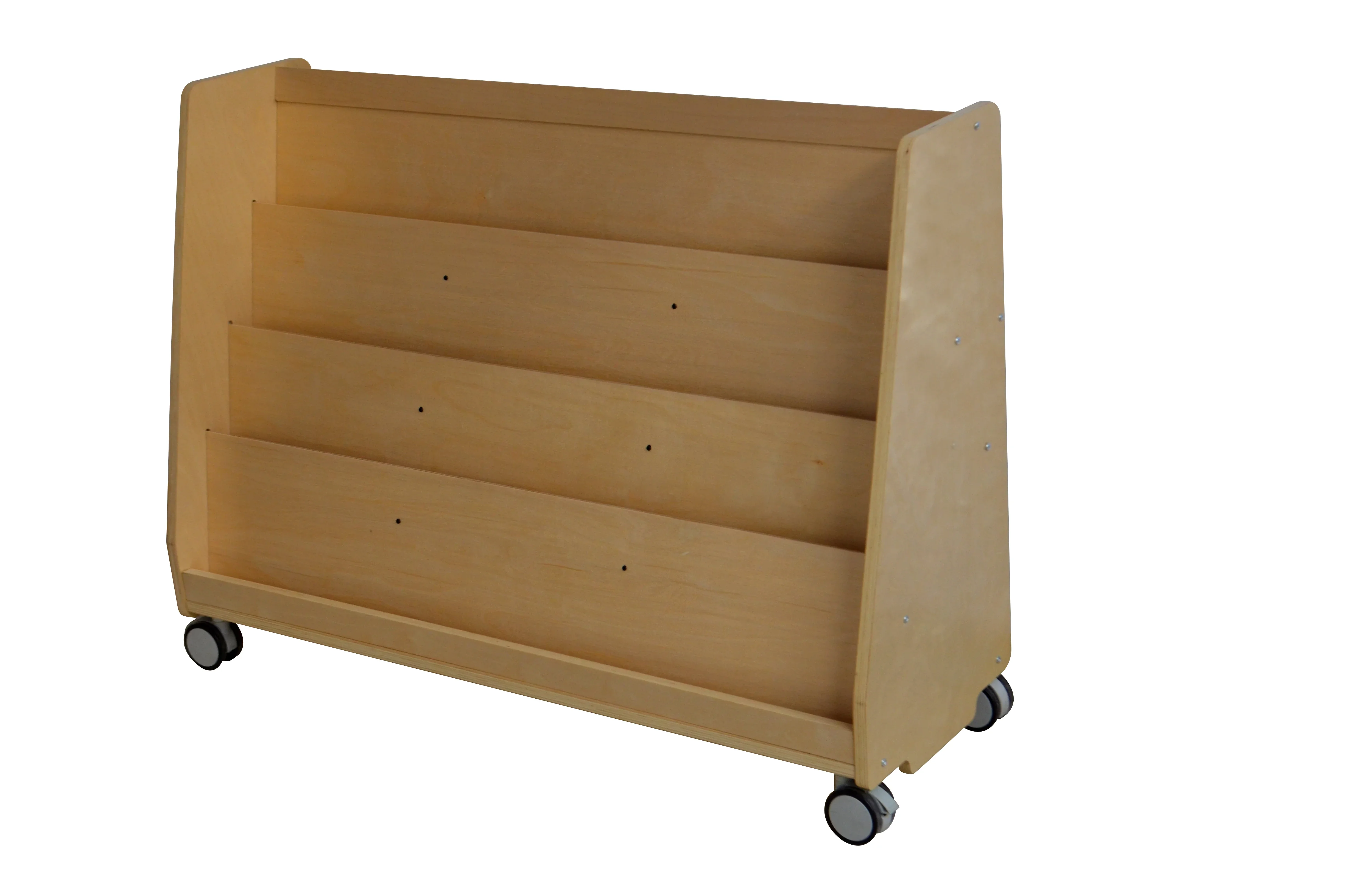 Factory Sale Children's Toy Storage Cabinet Kindergarten Wooden Bookshelf Kids
