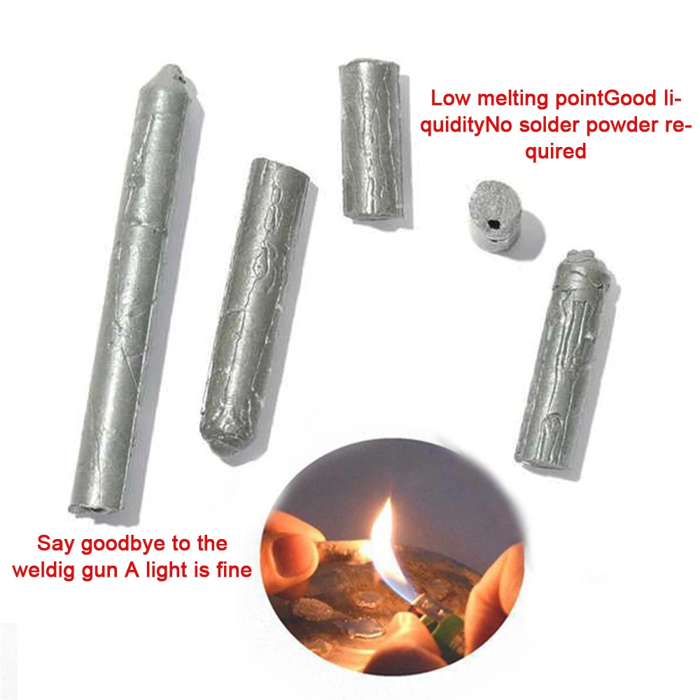 

Low Temperature Easy Melt1/3/5/10PCS Powder Cored Aluminum Welding Rod Aluminum Welding Soldering Rods No Need Solder Weld Tools