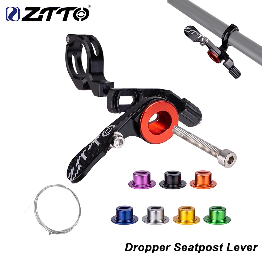 ZTTO Bicycle Dropper Seat Post Lever Height Adjustable Seatpost Remote