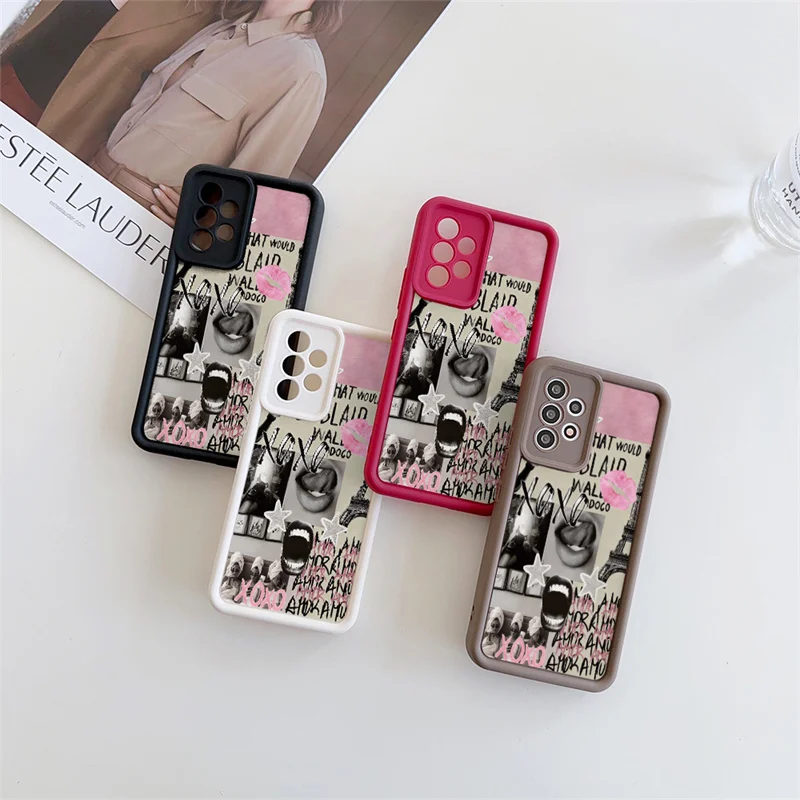 Chic Lip Print Phone Case