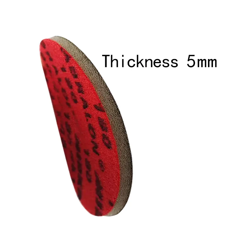 미르카 5인치 125mm 스폰지 사포 180-4000 원형 디스크 폼 카라비너 그라운드 코튼 자동차용 미세 연마재