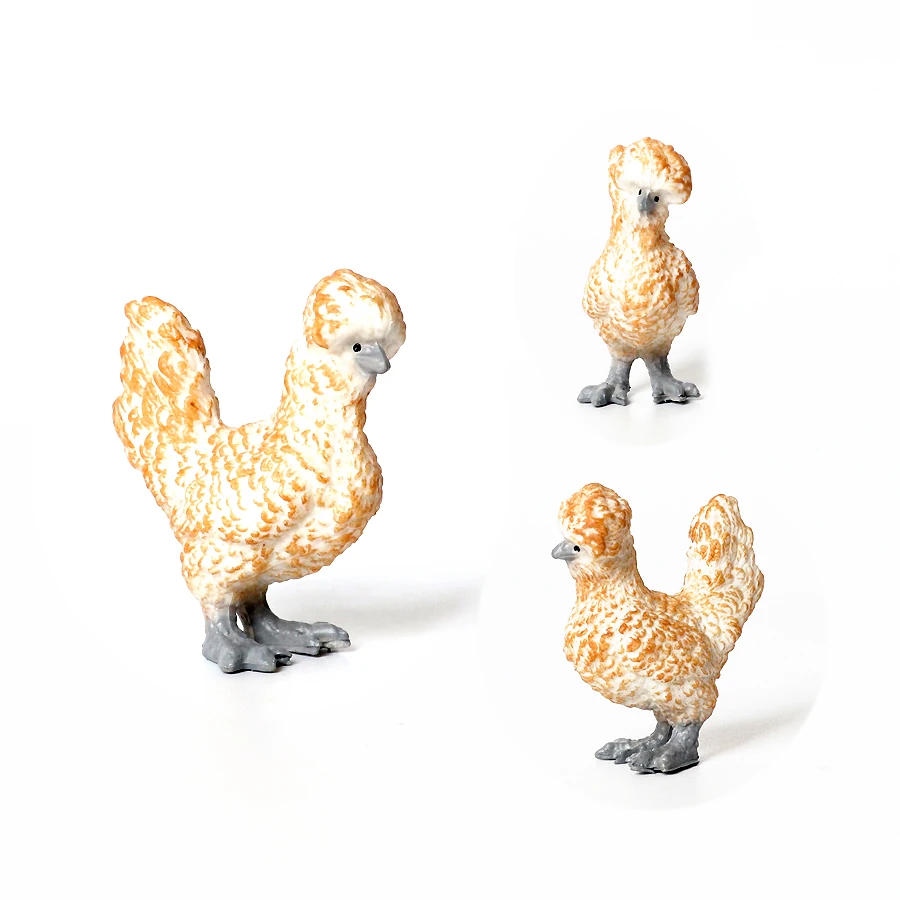 Farmyard Poultry Animal Figurines - Home Decoration Ornaments