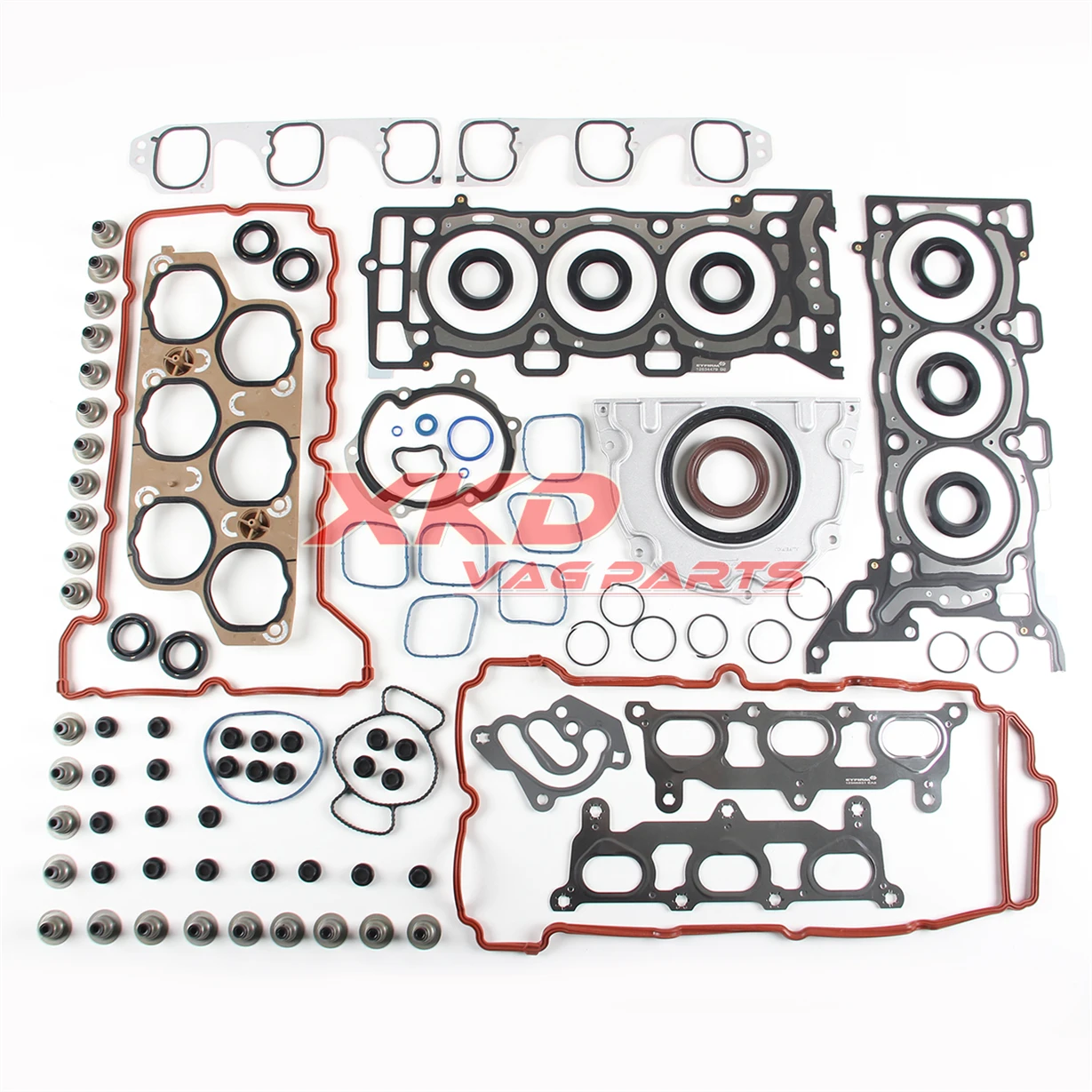 3.6L Engine Gasket Seals Repair Kit Fit For Buick LaCrosse Cadillac CTS STS 2005 2006 2007 Saab 9-3 LY7 12634478 12634479