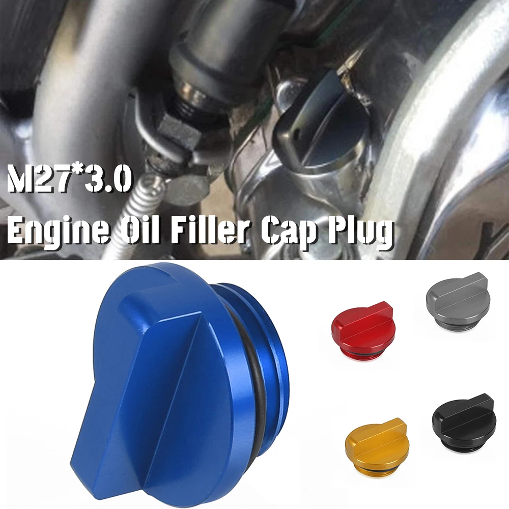 

M27*3.0 Oil Filler Cap Plug FOR YAMAHA XS400/G/SH/SJ XZ550RJ/RK XV550K VIRAGO 535 FZR400 FZR1000 FZR600 FJ1200 XJ600 GTS1000