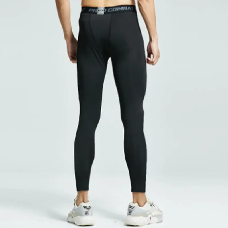 Compression Sports Pants Running Leggings Men Sportswear Quick Dry Gym Fitness Tights Workout Training Jogging