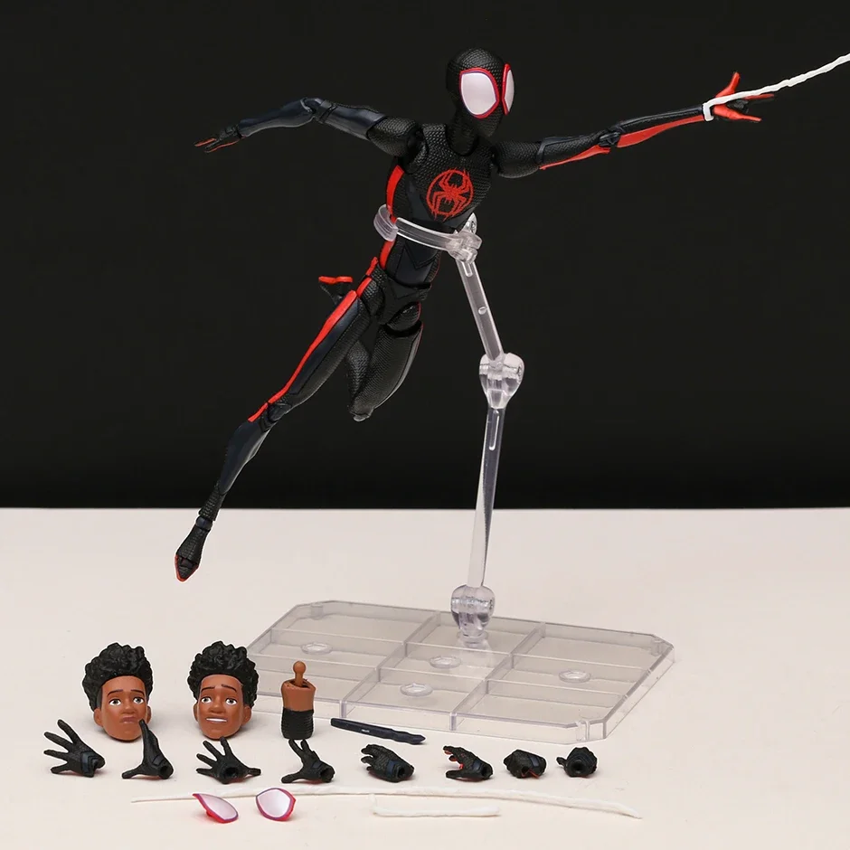 

SHF Spider-Man Across The Spider-Verse Miles Morales / Spider-Gwen Action Figure Collectible Model Toy Gift Doll Figurine