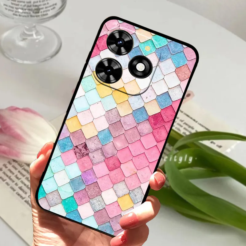 Shockproof Soft TPU Silicone Phone Cover with Cartoon Design