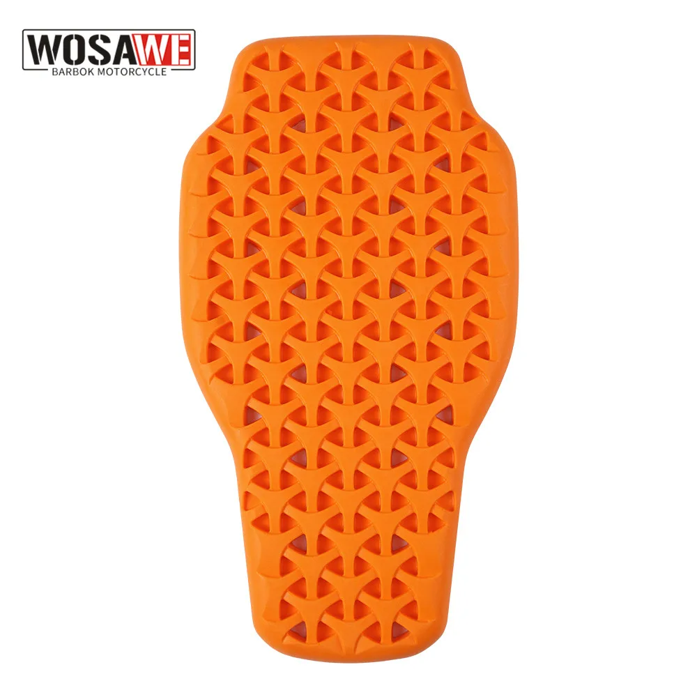 Motorcycle Back Protector WOSAWE CE Approved Motorcycle Back Protector Universal Motorbike Knee Pads Soft Motorcycle Jacket Insert Armor Equipment