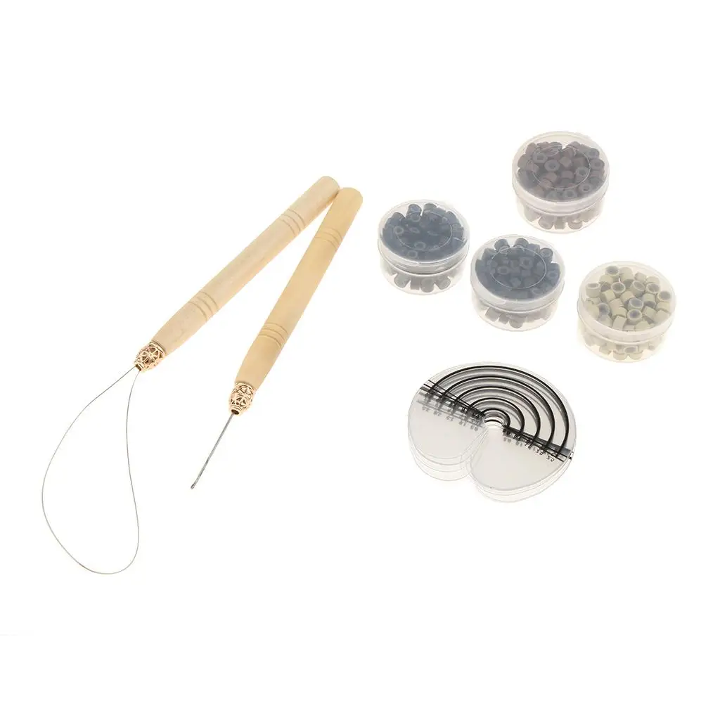 Hair Extensions Loop Hook Silicone Micro Bead