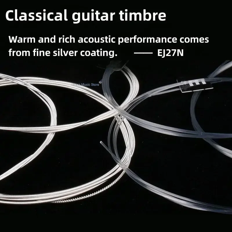Popular Classic Nylon guitar strings J27N Student Entry Level Guitar Parts Character Rope J45 J46 Acoustic Guitar Rope J10 J13 3 Sets