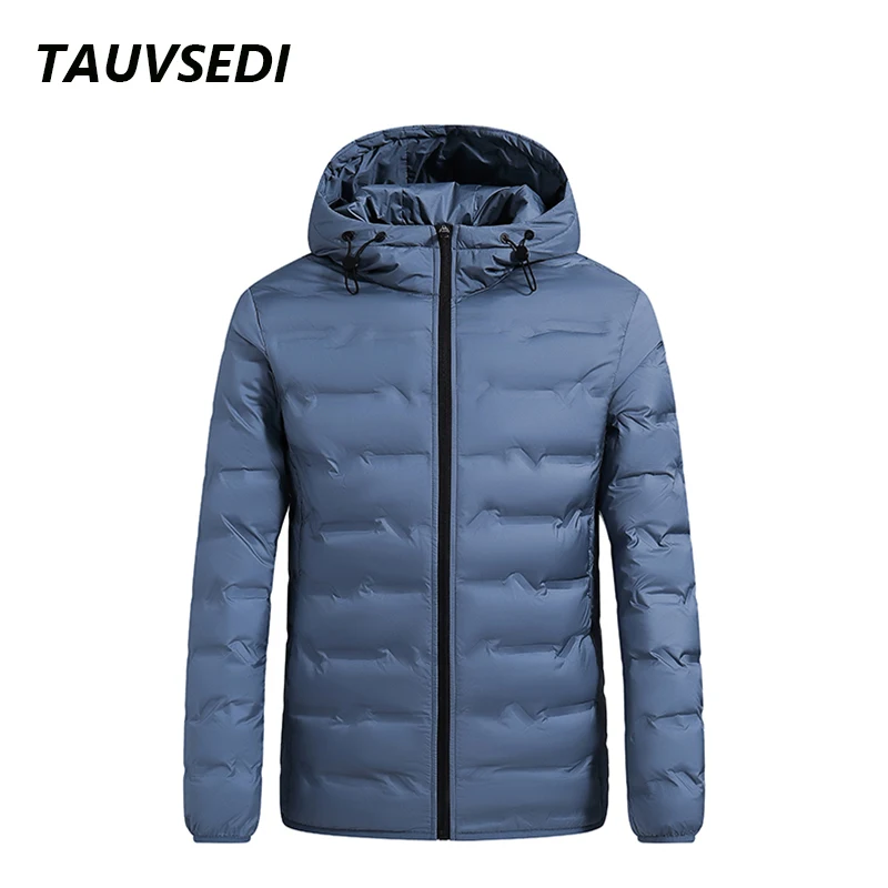 Men's White Duck Down Jacket Warm Thick Windproof Puffer Jacket Winter New Men Hooded Waterproof High Quality Thermal Parka Male