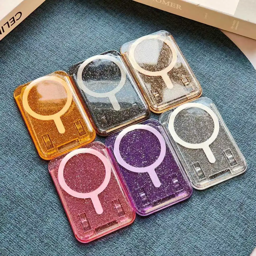 MagSafe Magnetic Shiny Wallet Card Holder