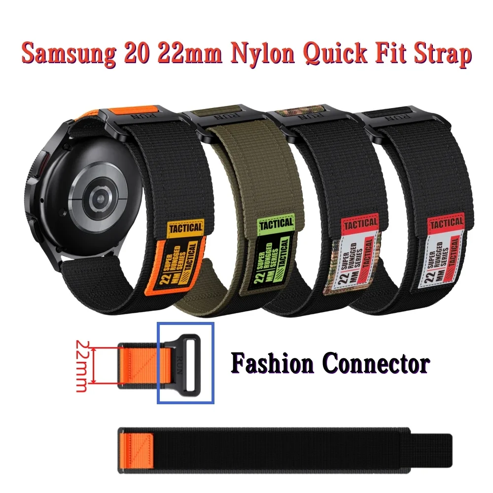 Premium Quick Fit Nylon Strap - Adjustable Sport Wristband Belt