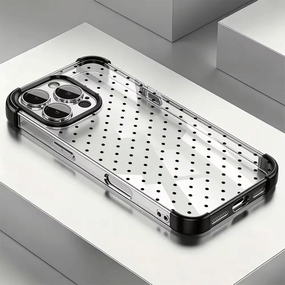 Minimalist Dots Pattern Soft Phone Case