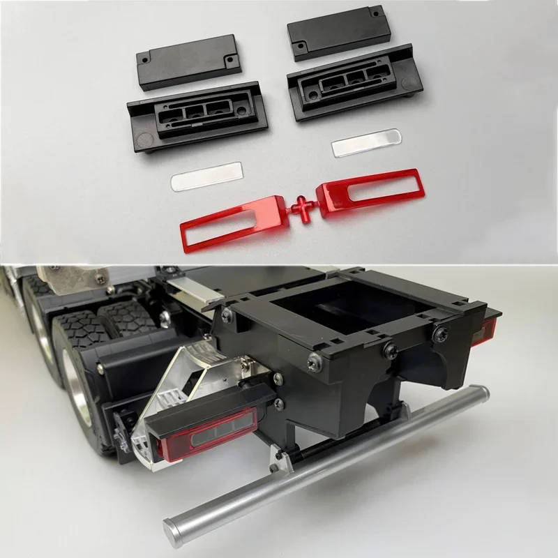 

1 пара декоративная крышка заднего фонаря для 1/14 Tamiya RC грузовик прицеп самосвал Volvo FH16 56360 автомобильные запчасти «сделай сам»