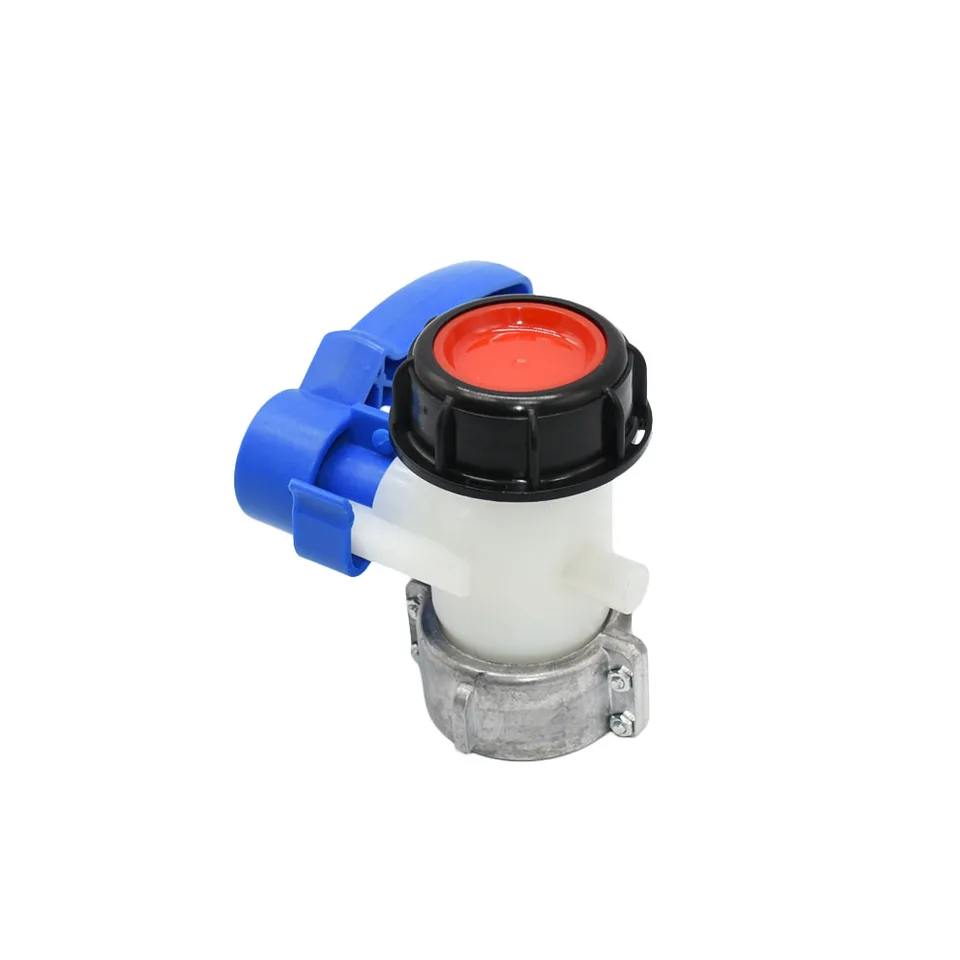 Adattatore Per Rubinetto A Sfera IBC S60x6 E S75x6 - Valvola In HDPE Per Serbatoi Alimentari E Chimici