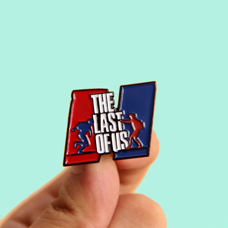 

The Last Series of Us Brooch Creative Cartoon Style Rocket Launching Coat Lapel Pin Enamel Badge Jewelry Present for Friends