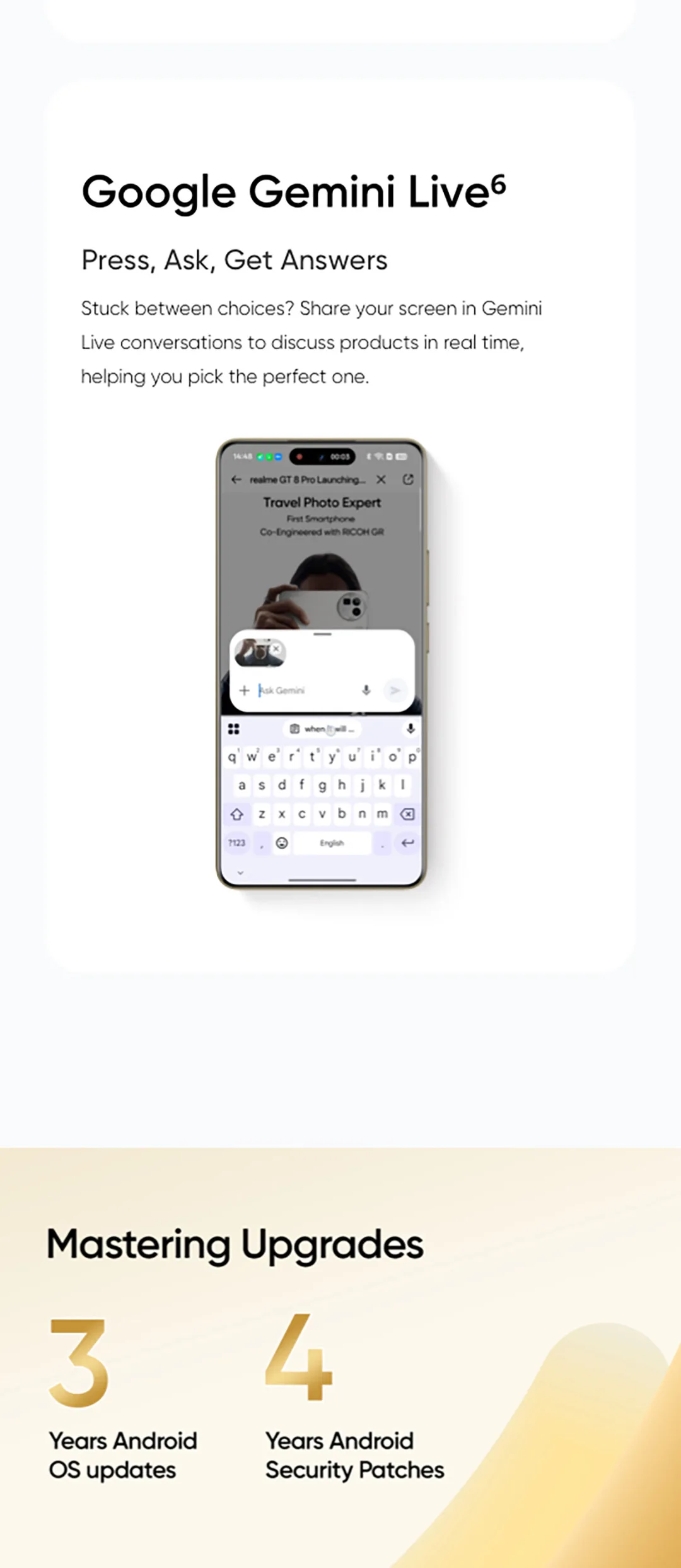 realme 16 Pro Plus 5G Smartphone 6.8" 144Hz AMOLED Display Snapdragon 7 Gen 4 Chipset 200MP Camera 50MP Periscope Telephoto