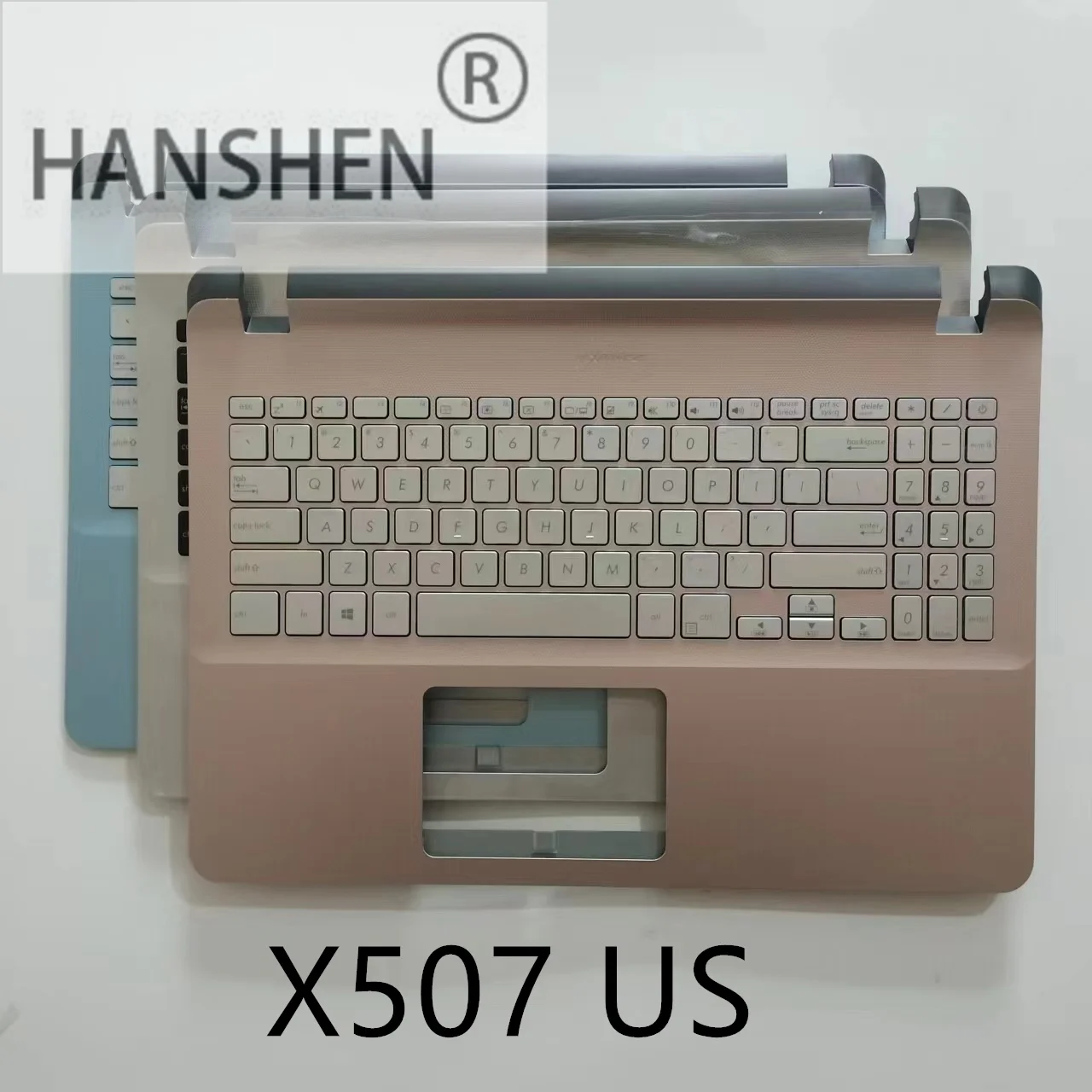 

Новая клавиатура HANSHEN US, подходящая для Asus X507, с подставкой под палитру, эргономичная клавиатура,-3 xa0311