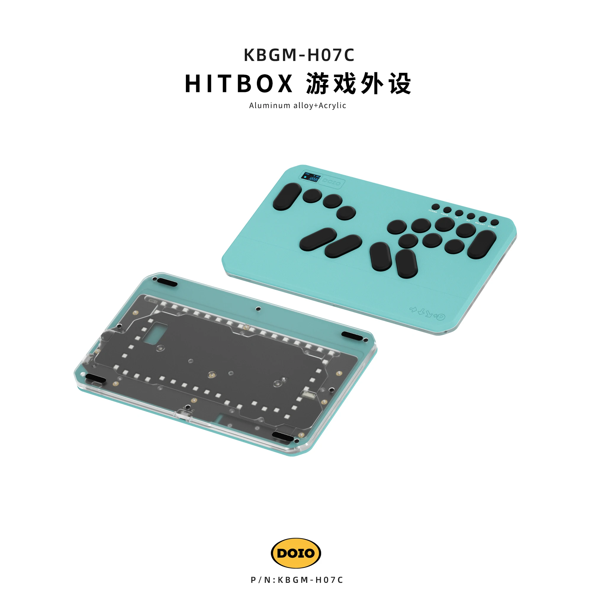 DOIO HITBOX KBGM-H07C アルミレバーレスコントローラー S2e452bbda3564d5a89fc38feef48e