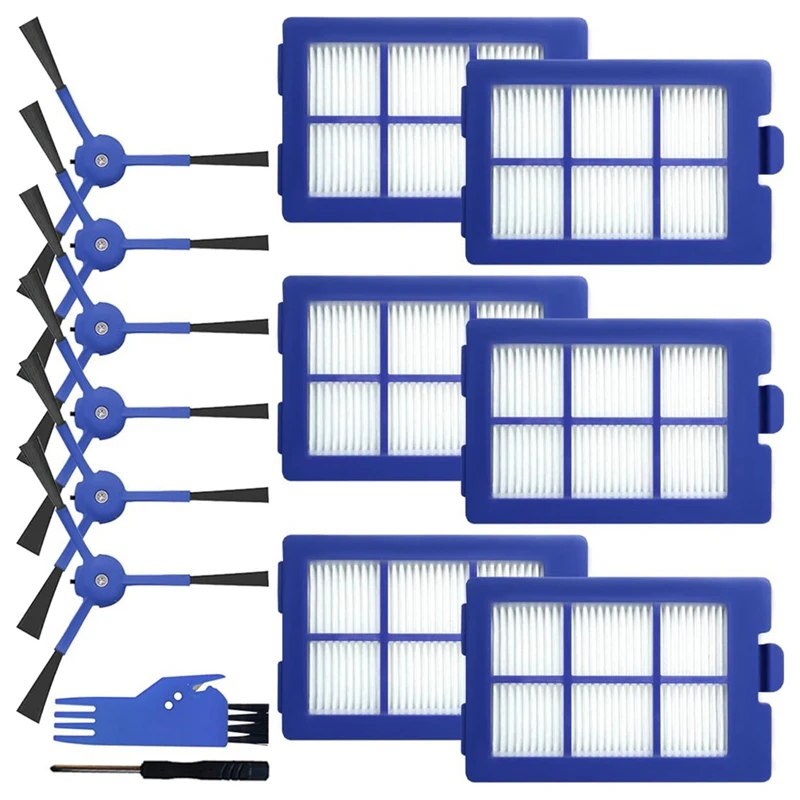 

Side Brush HEPA Filters As Shown Plastic Vacuum Cleaner Accessories For Eufy Robovac X8 Hybrid Series Robot Vacuum Cleaner