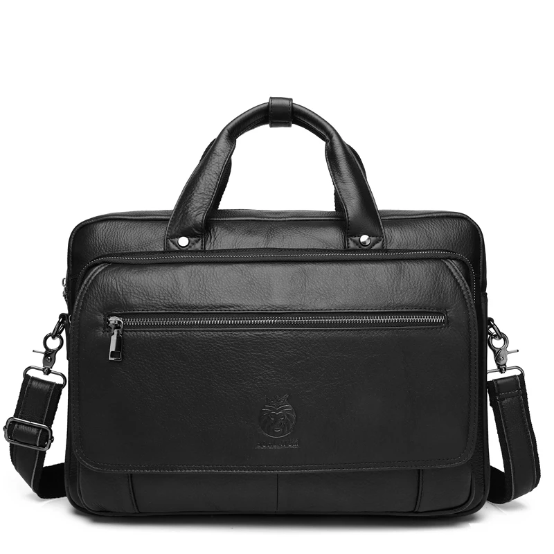 SCHLATUM Genuine Leather Briefcases Hard For Men 16 Inch Office Bussiness Computer Bag Luxury Vintage Handbags